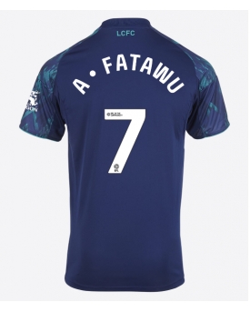 Leicester City Issahaku Fatawu #7 Maglia Gara Trasferta Repliche 2025-26 Maniche Corte